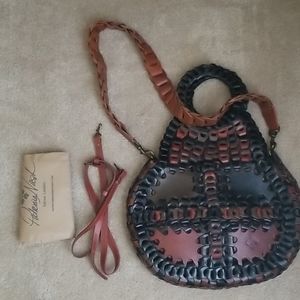 Patricia Nash Genuine Leather Hobo Bag